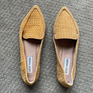 Mustard yellow Steve Madden flats - hardly ever worn!